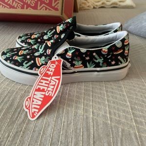 Cactus slip on vans
